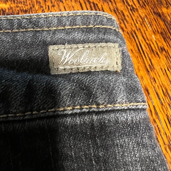 Woolrich Vintage Black Denim Skirt Women's Size 16 EUC - Picture 6 of 7